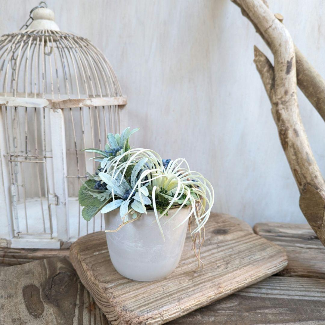 専用＊ホワイトエアプランツ　爽やか 　フェイクアレンジ