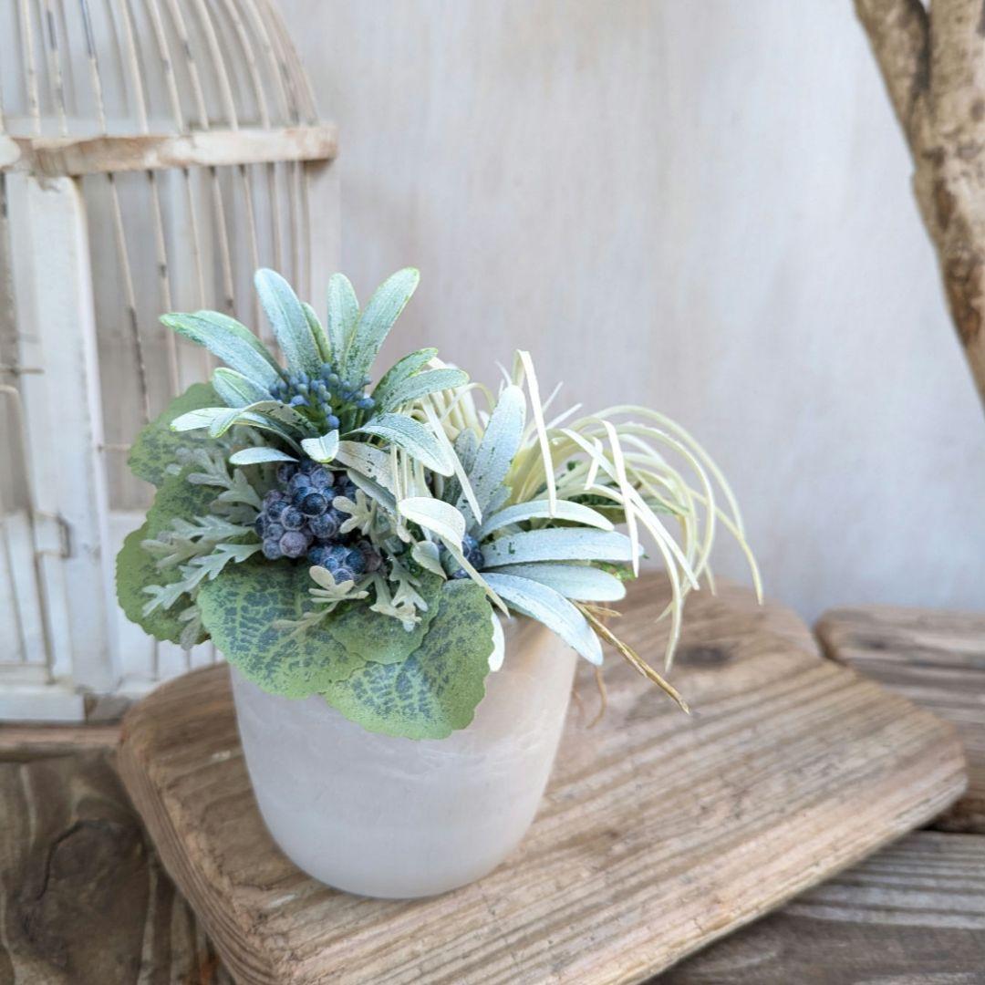 専用＊ホワイトエアプランツ　爽やか 　フェイクアレンジ