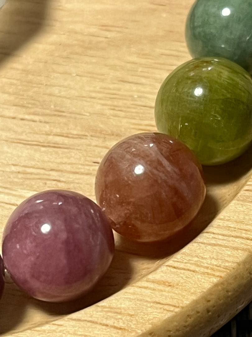 トルマリン ブレスレット 約11mm 18cm ①-346