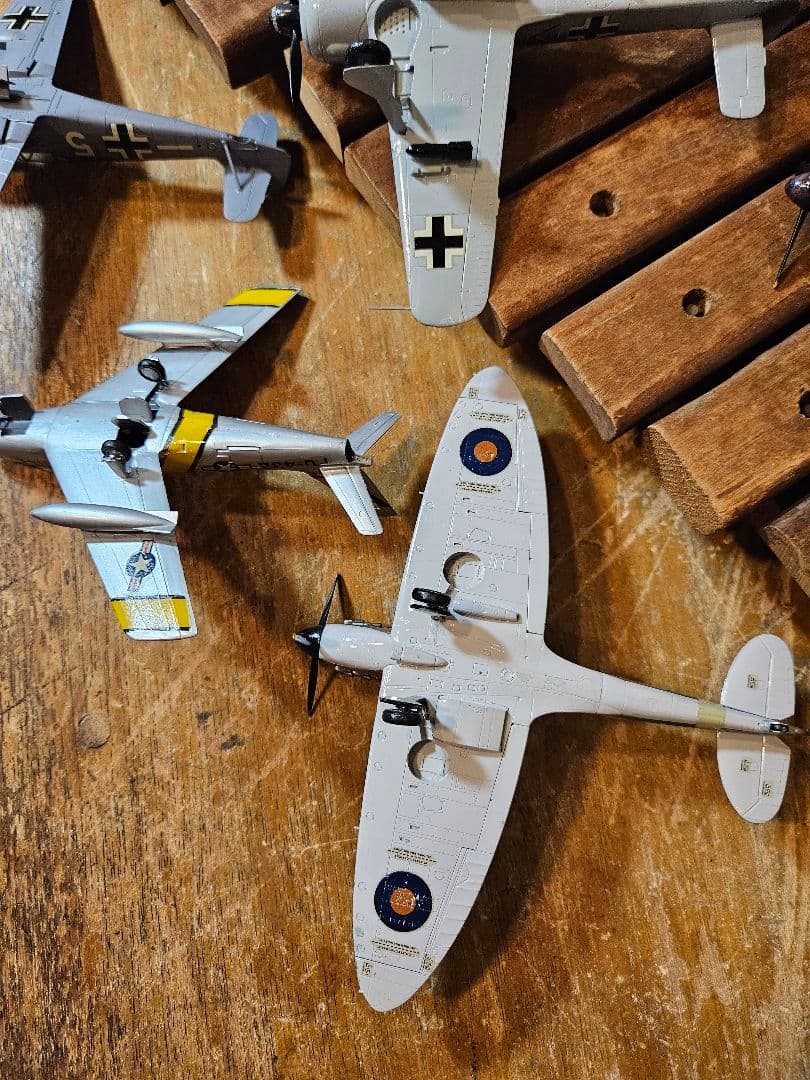模型　プラモデル　戦闘機　飛行機　アメリカ　ドイツ　昭和レトロ　ヴィンテージ