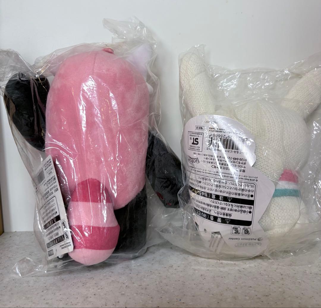 ポケモンセンター　キテルグマ　ピカチュウ　あみぐるみ　ゆきだるま