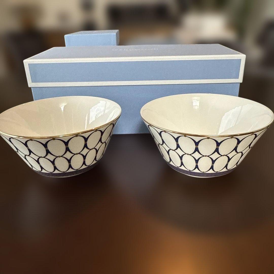 新品　ウェッジウッド　ルネッサンスゴールド　ボウル 2個セット