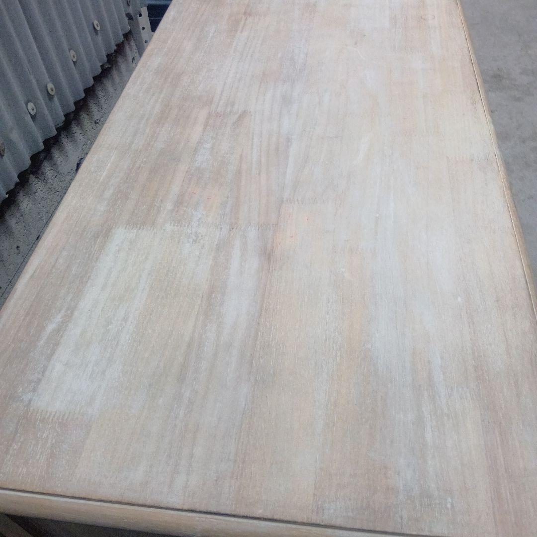 Shabby chic TVBoardナチュラルウッド テレビボード 収納付き