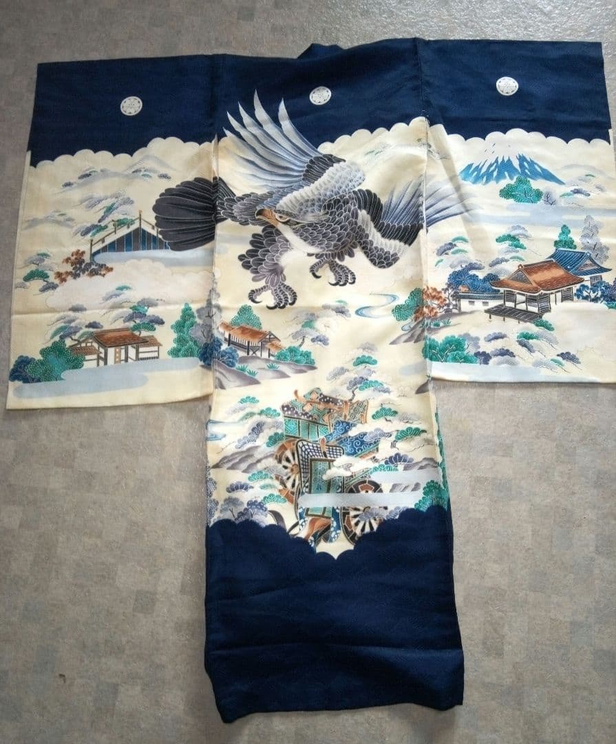 美品【七五三5歳用】羽織金蘭袴セット