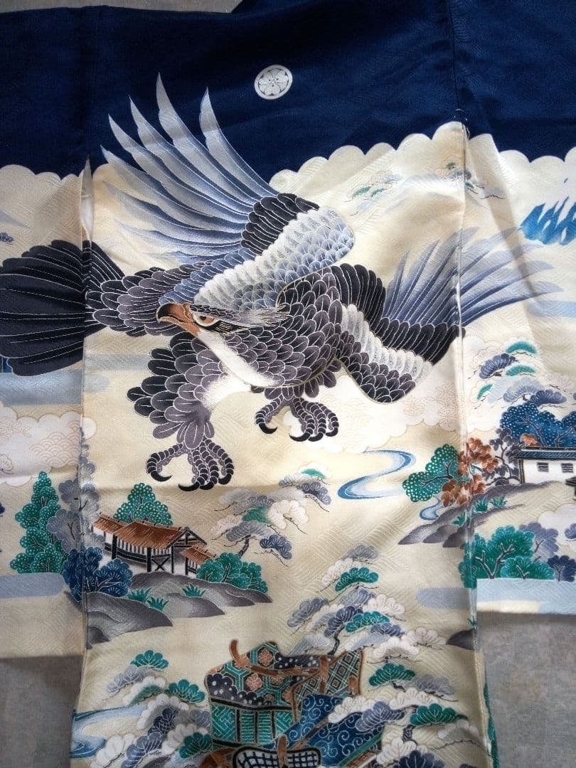 美品【七五三5歳用】羽織金蘭袴セット