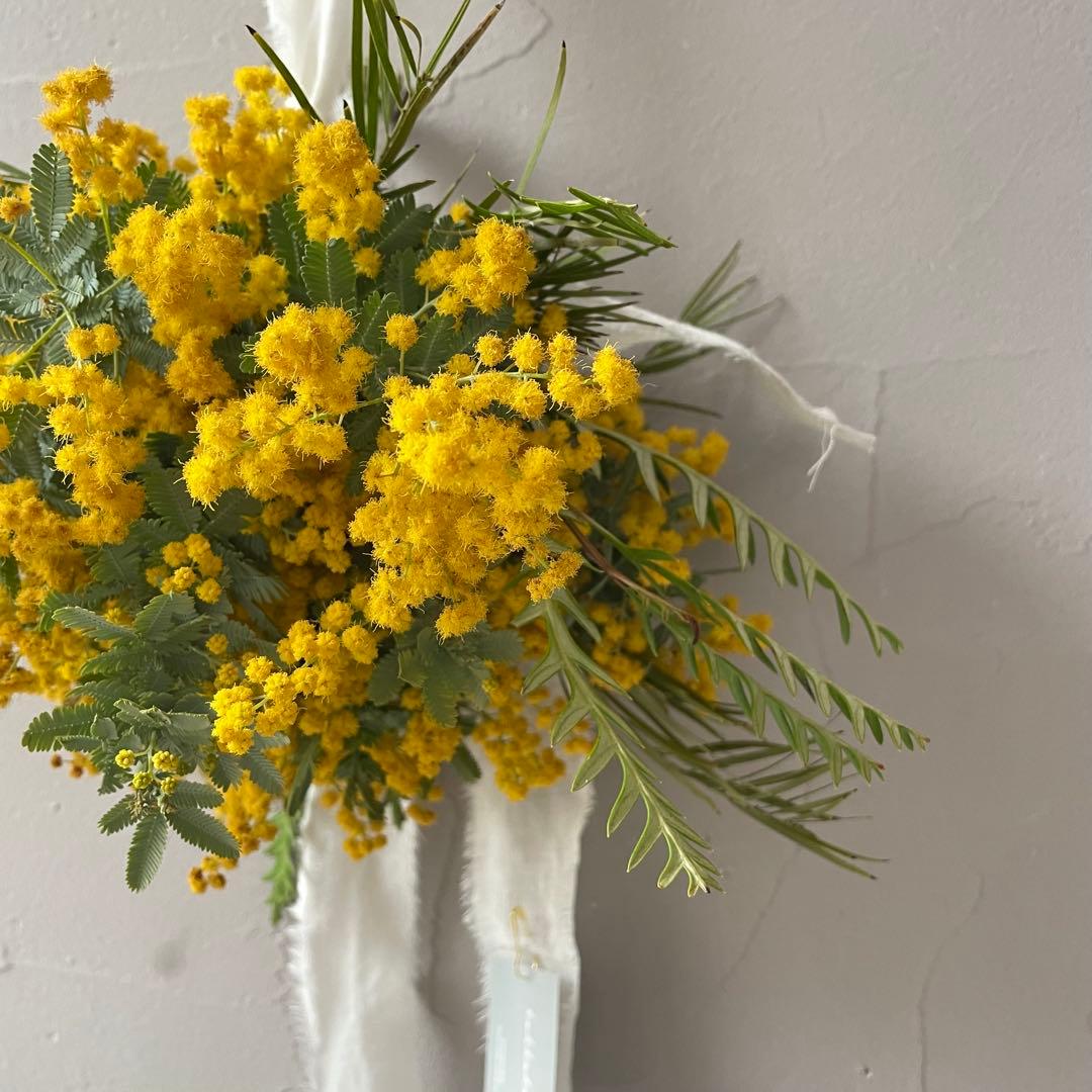 5.ミモザブーケスワッグ