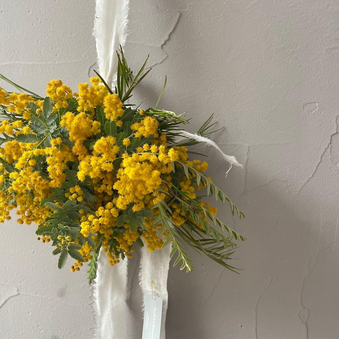 5.ミモザブーケスワッグ