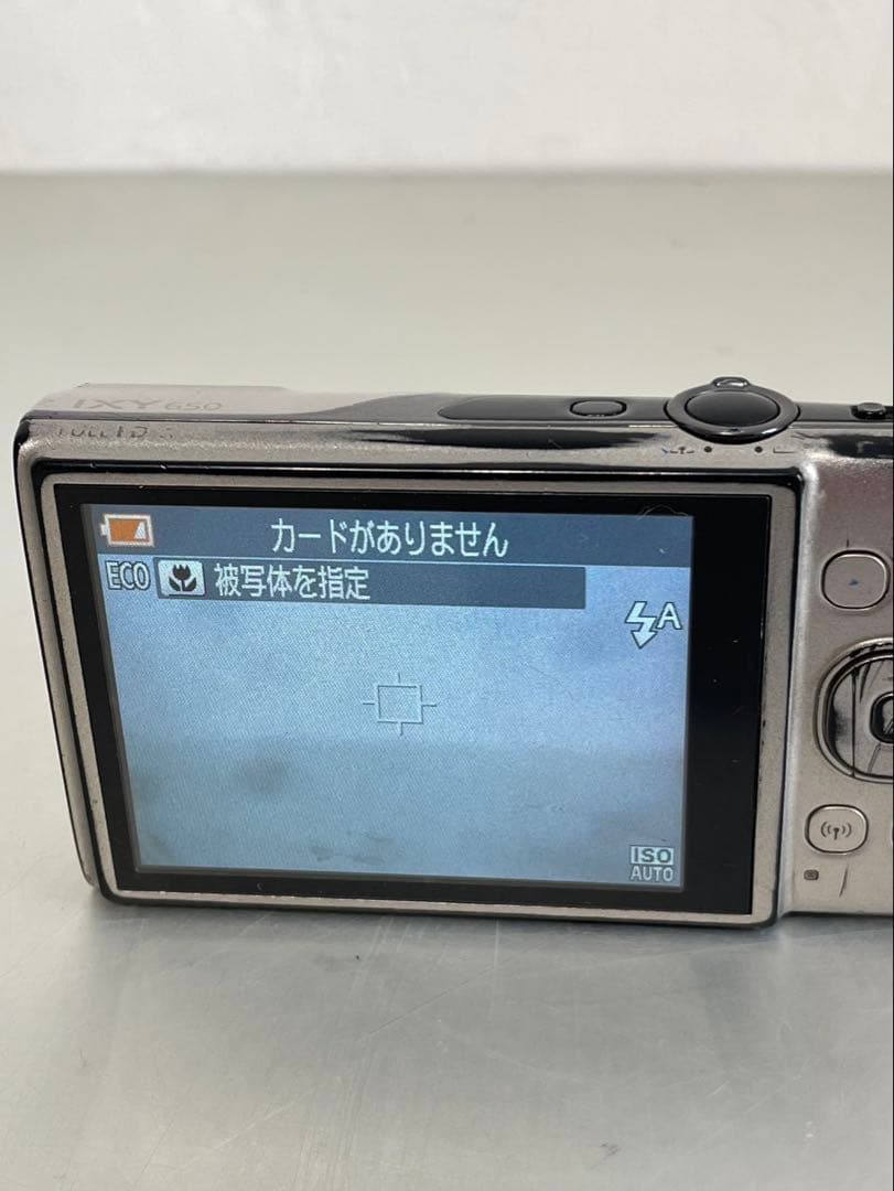 Canon IXY 650 シルバー デジタルカメラ 説明書・充電器付き　訳あり