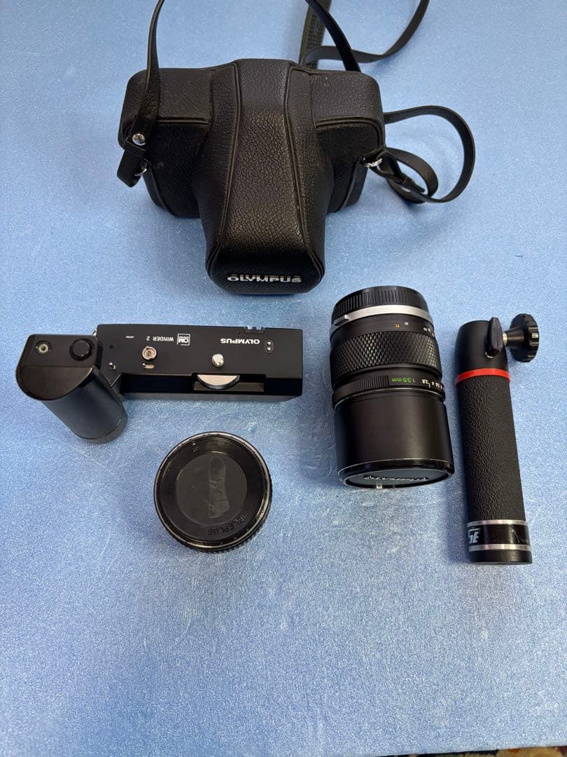 OLYMPUS OM-2 一眼レフカメラ 50mmレンズ・135mmレンズ付き