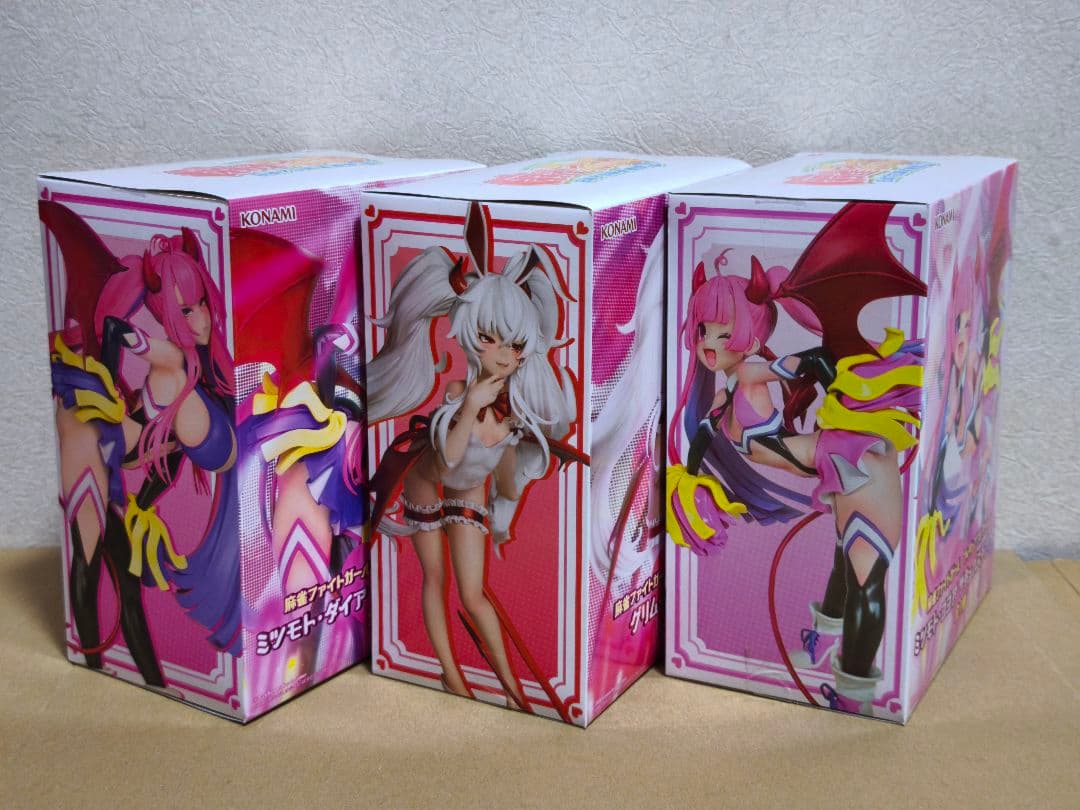 麻雀ファイトガール フィギュアコレクション 3種セット