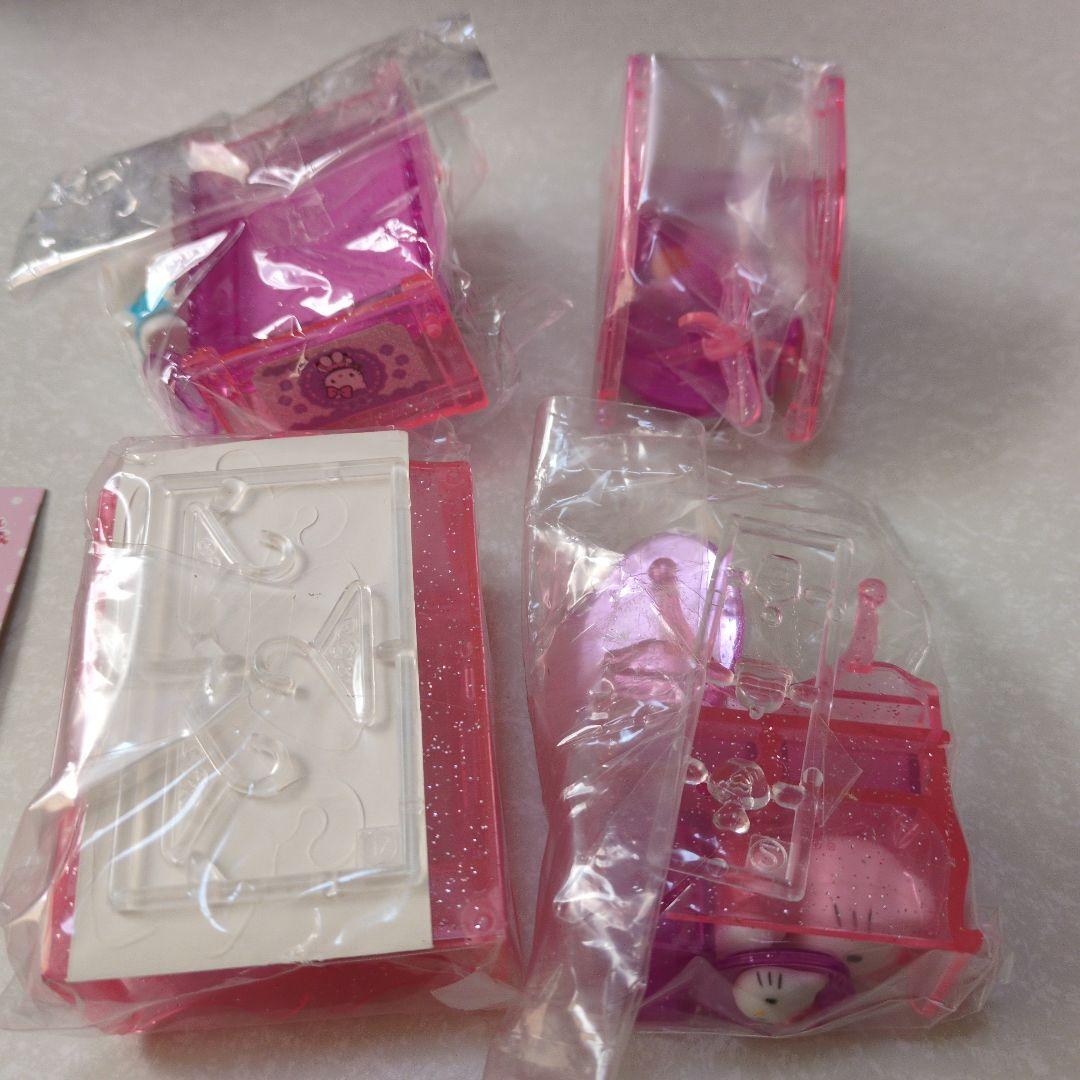 キティ　ラブリールーム　全4種　カバヤ　マスコットおまけあり　レア