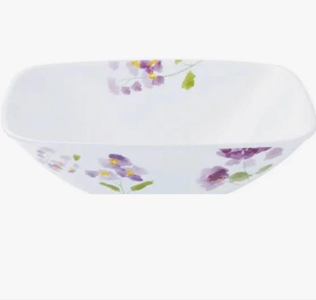 コレール★バイオレットミスト スクエアボウル 5枚セット