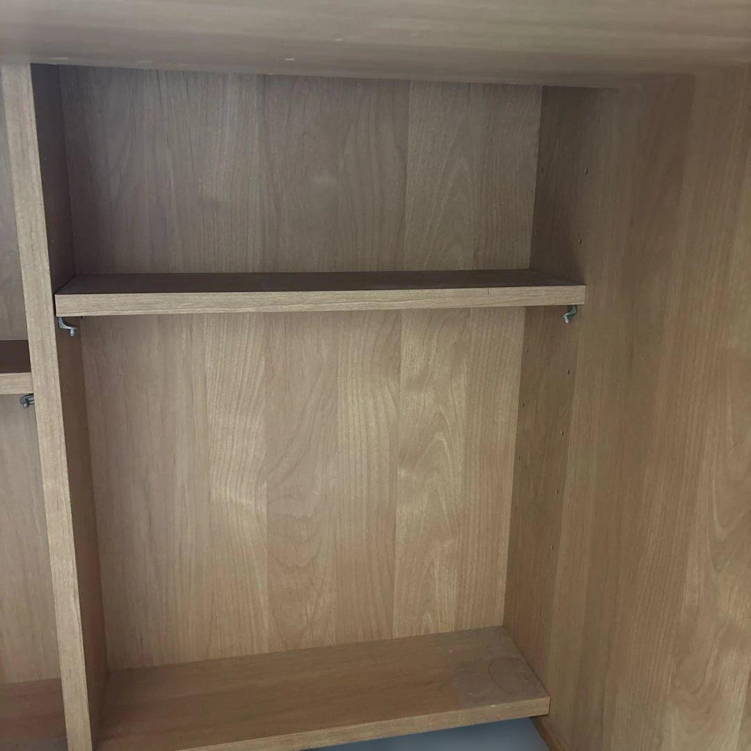 学習机　机　勉強机　天然木　コンセント付き　広島県