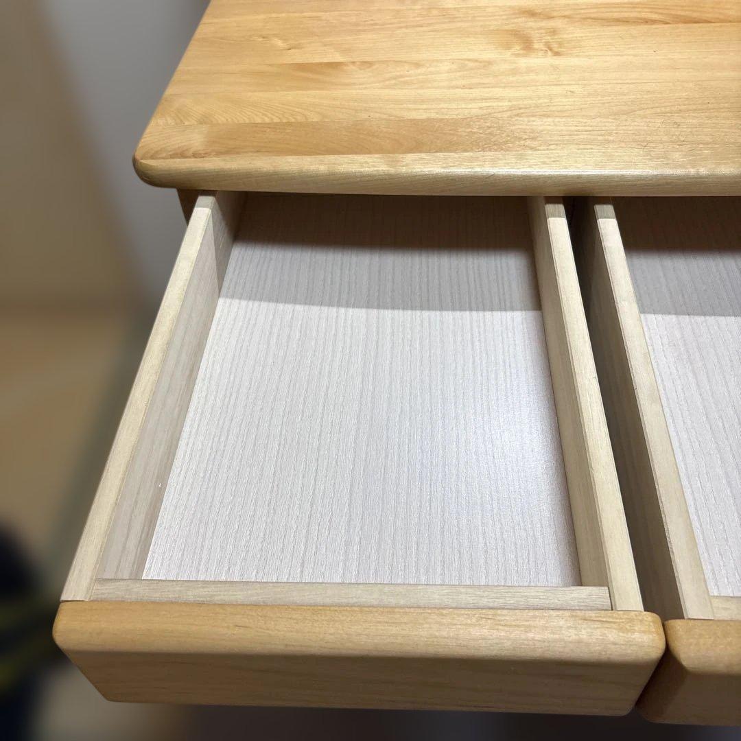 学習机　机　勉強机　天然木　コンセント付き　広島県