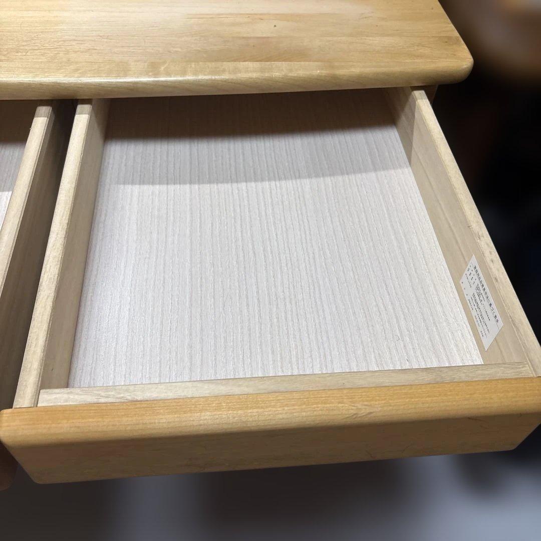 学習机　机　勉強机　天然木　コンセント付き　広島県