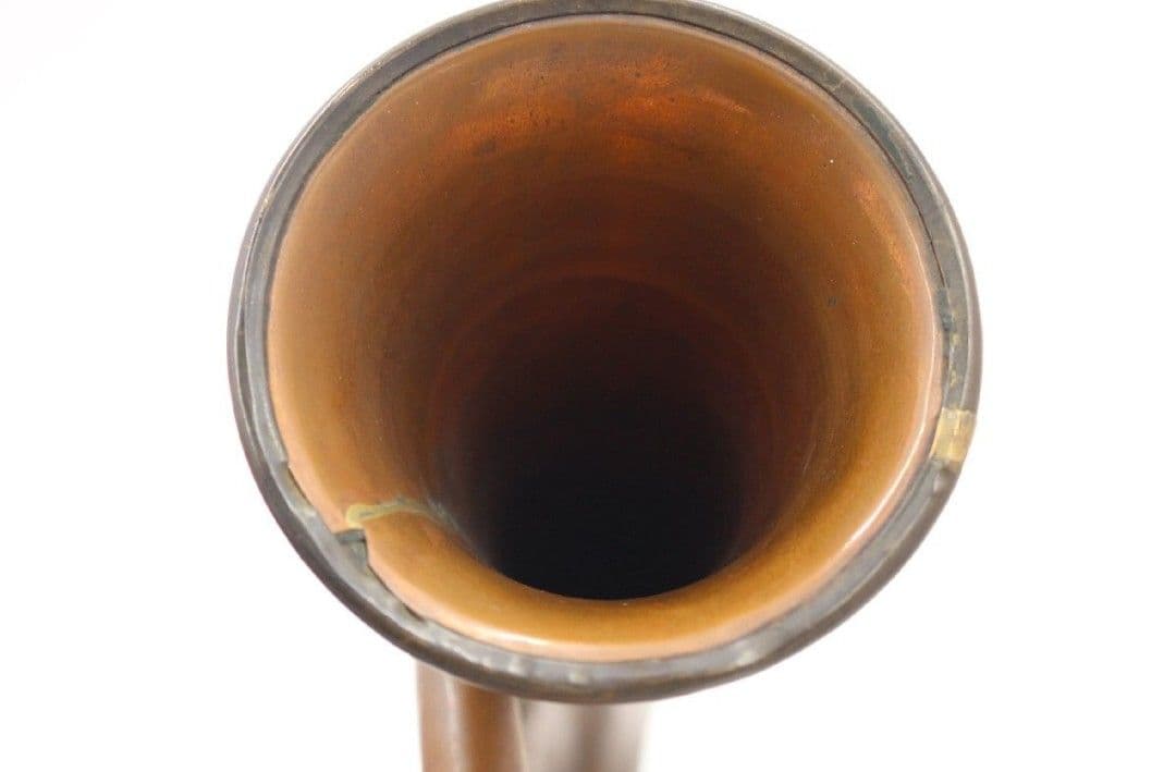 【当時物】旧日本軍・軍隊ラッパ（喇叭）信号ラッパ・突撃ラッパ 二巻③【状態良好】