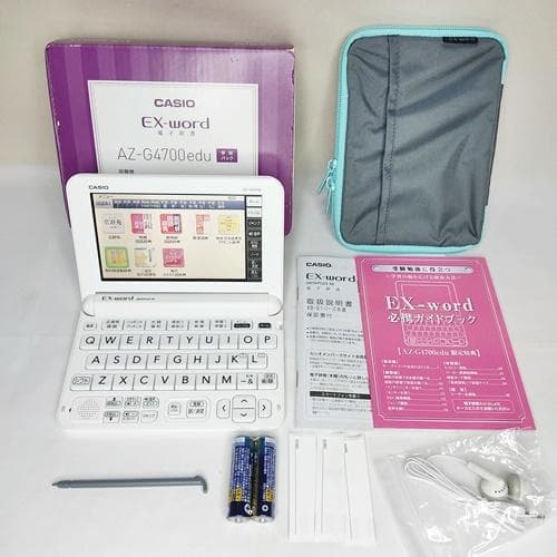 程度A/美品 CASIO 電子辞書 高校生モデル XD-G4700 AZセット