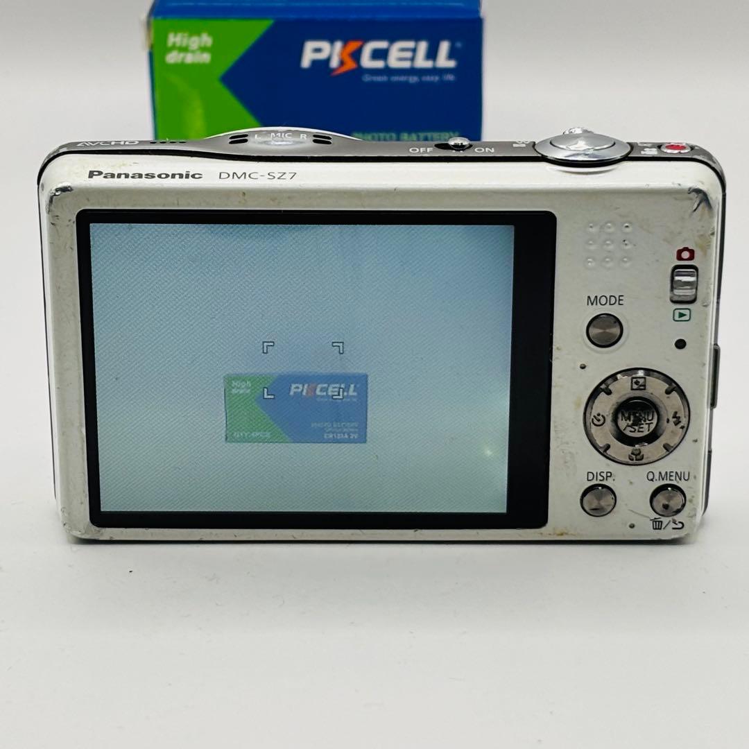 動作確認済み　Panasonic DMC-SZ7 デジタルカメラ