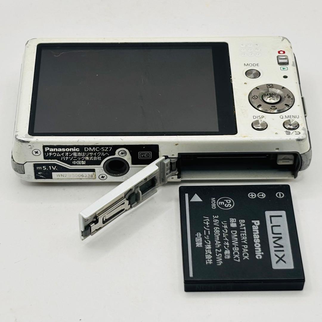 動作確認済み　Panasonic DMC-SZ7 デジタルカメラ