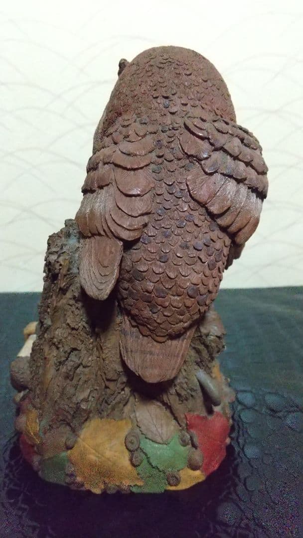 最終値下げ！激レア　希少　アンティーク　フクロウ　小人　風水　オブジェ