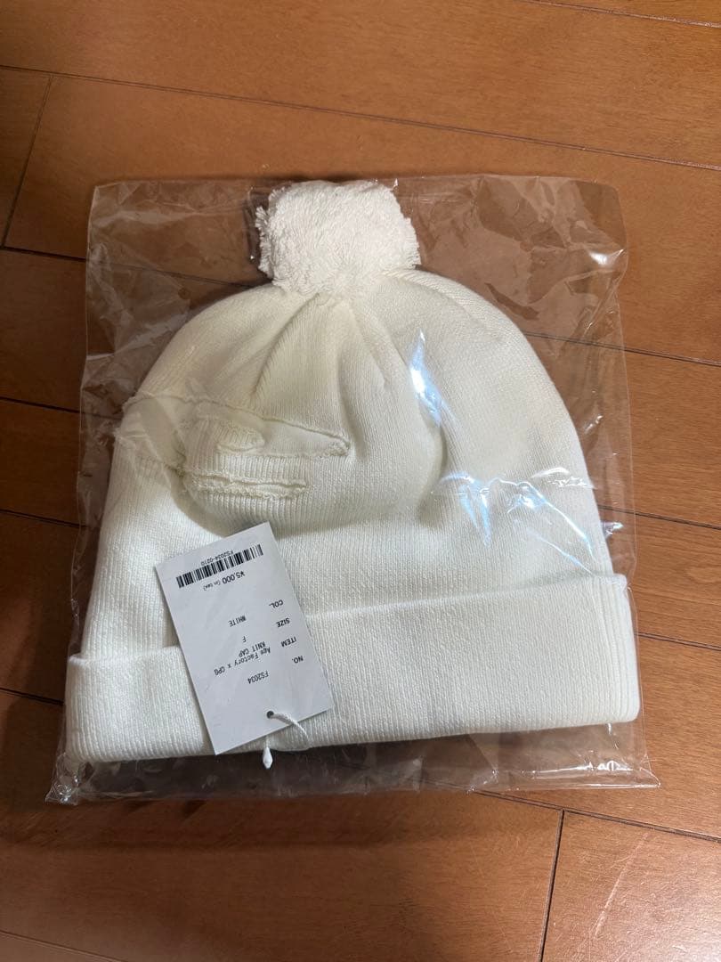 Age Factory x CPG ニットキャップ 白