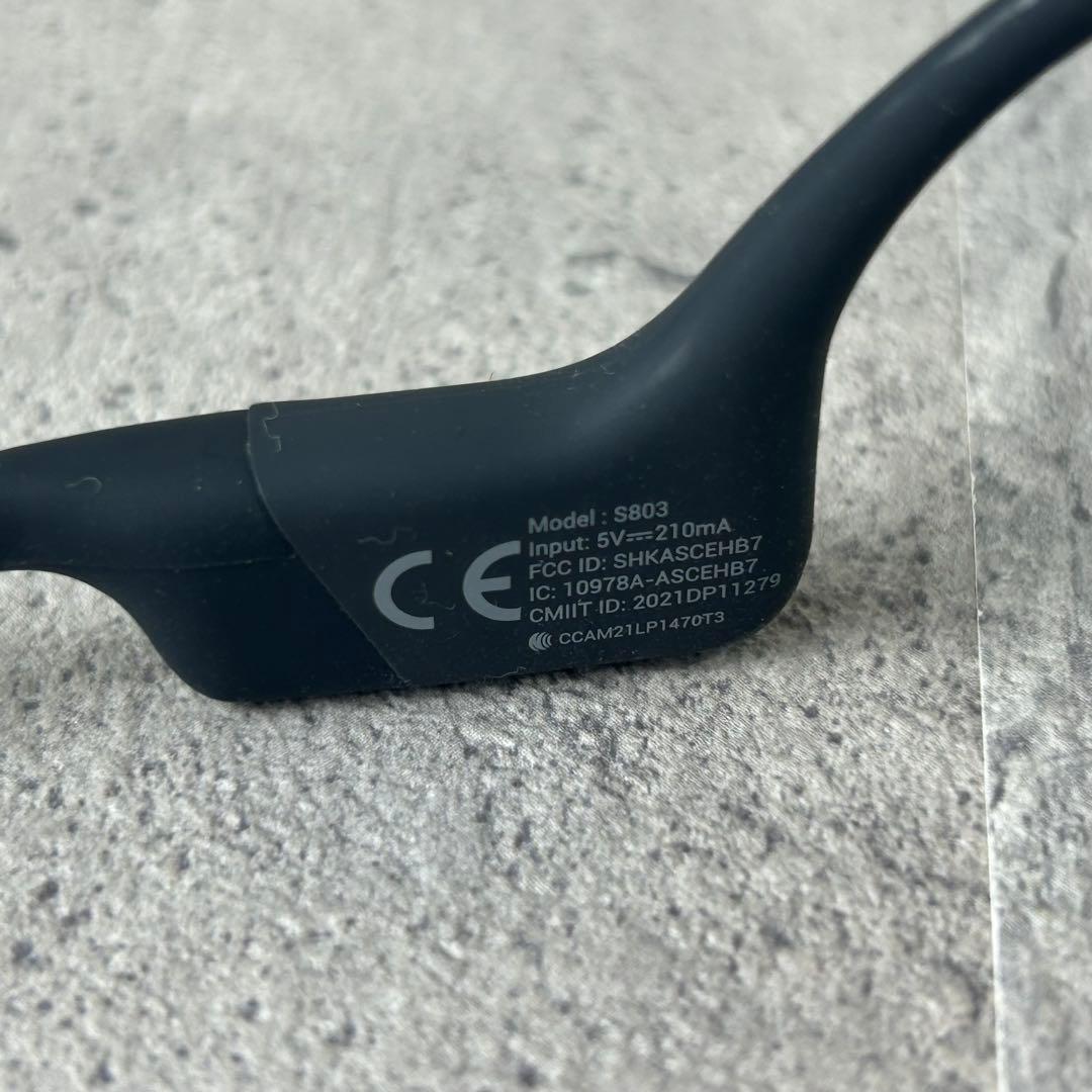 SHOKZ OPENRUN ブラック S803 骨伝導イヤホン