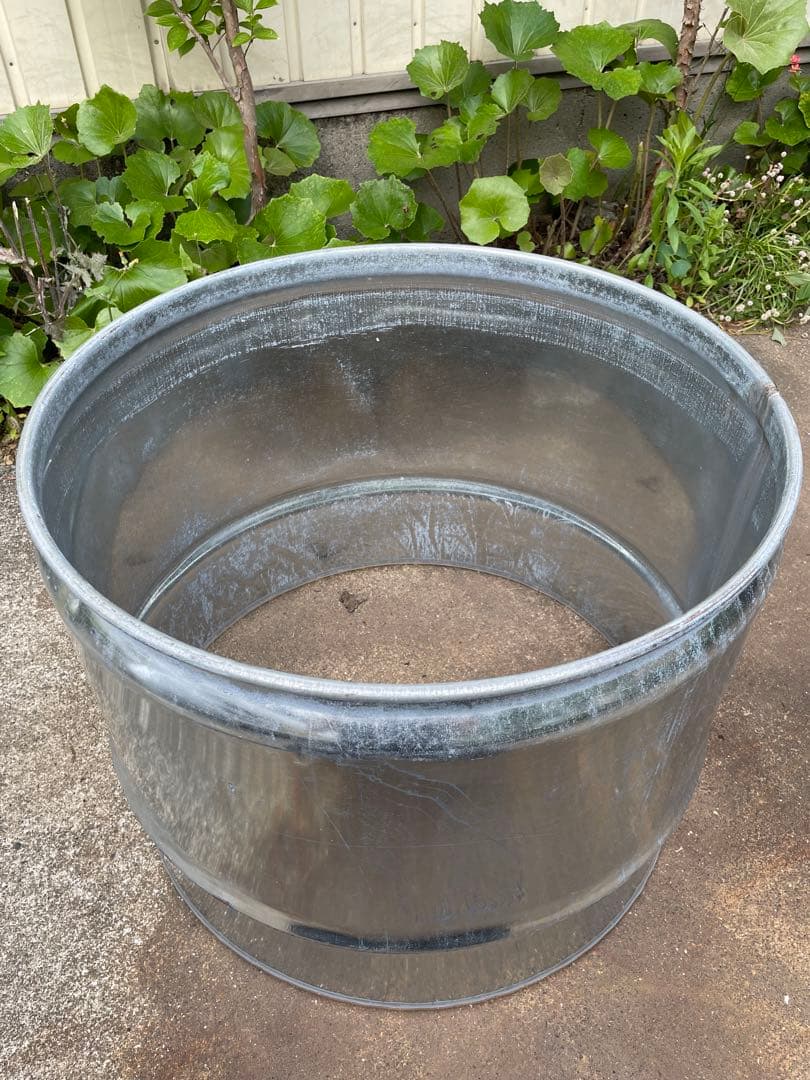 ☆MiYaKo☆ ドラム缶 半切り プランター 上半分