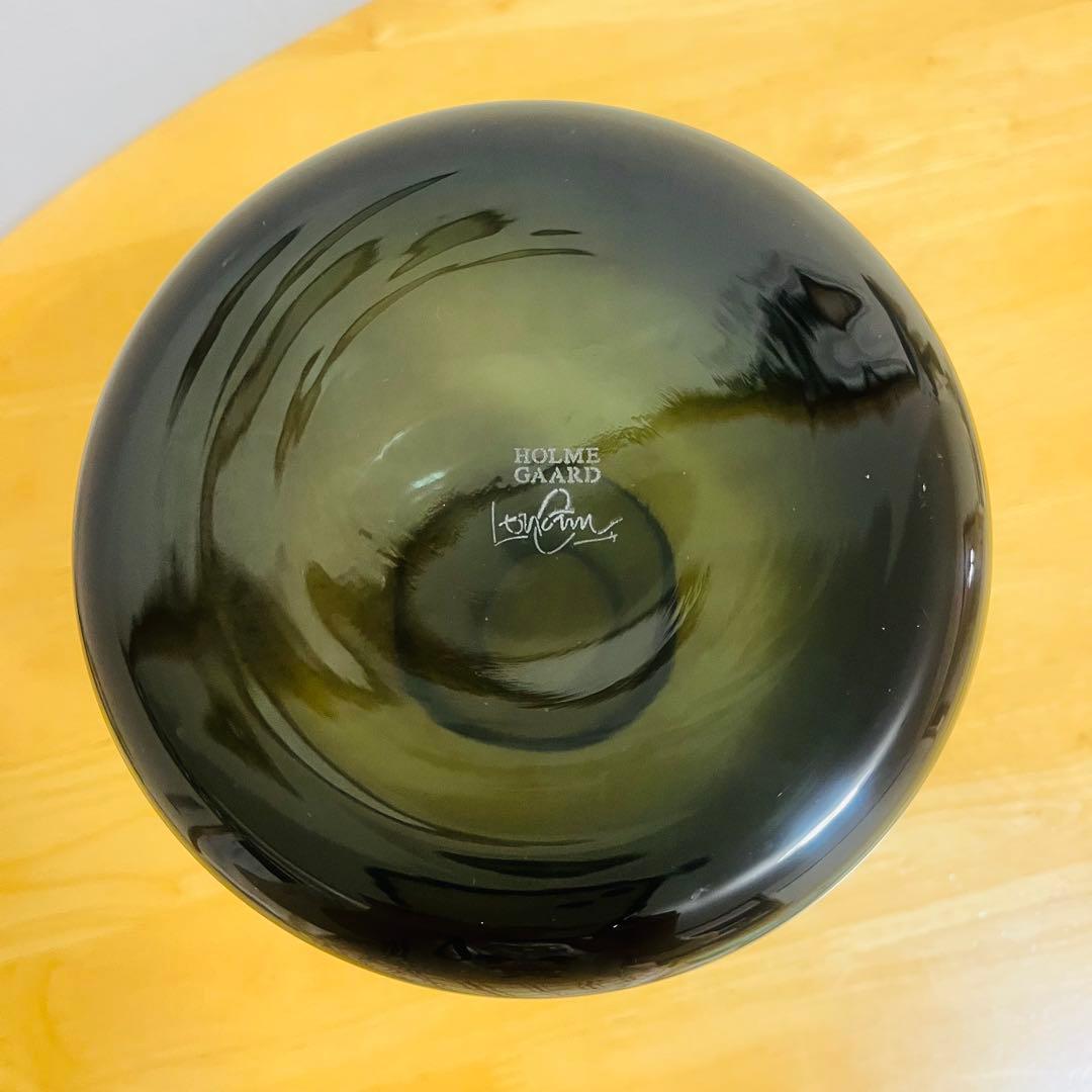 新品　花瓶　ホルムガード　フローラ　24 スモーク