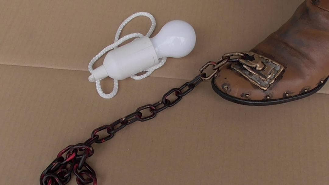 ロングブーツ ランプ 電気/照明 吊り下げ 靴のランプ インテリア 特殊