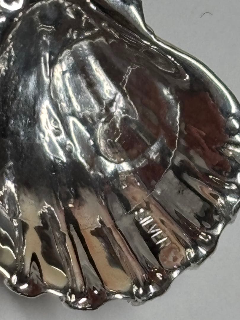 Hawaii産サンライズシェル型取り⭐︎silverチャームネックレス