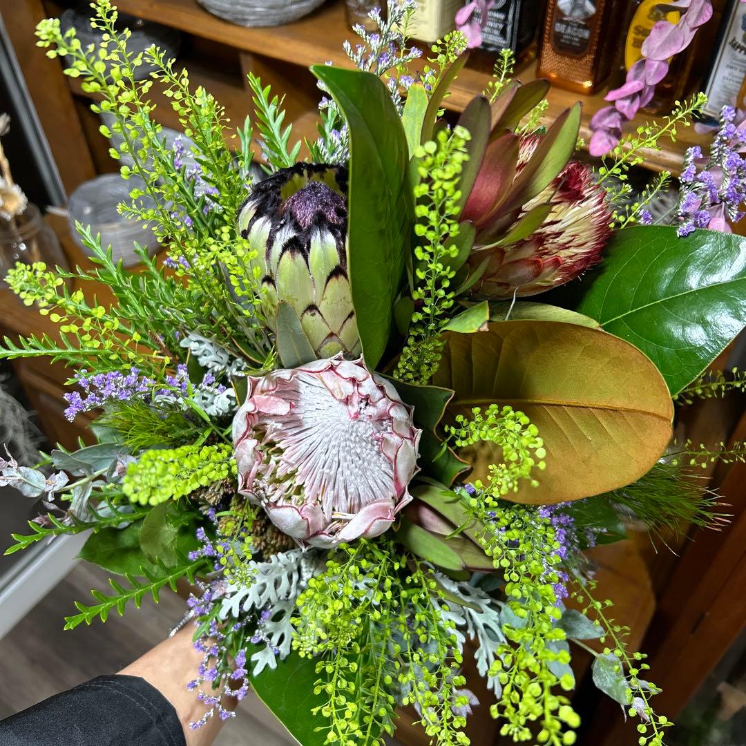 ニオベとキングの吊り下げスワッグ