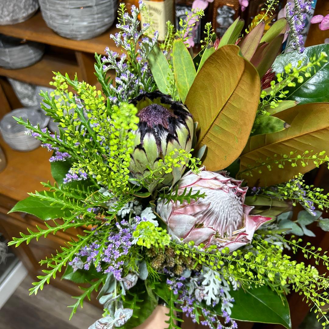 ニオベとキングの吊り下げスワッグ