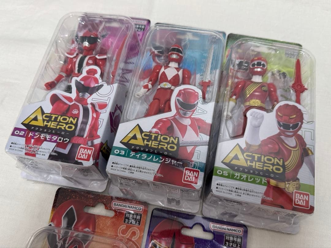 アクションヒーロー フィギュア　5体セット　ゴジュウジャー　戦隊