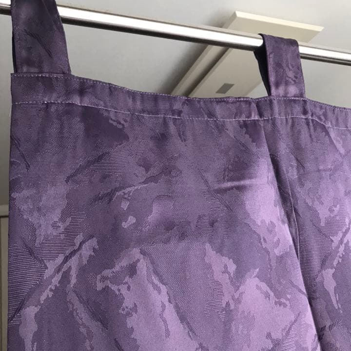 カーテン パープル 海外購入品