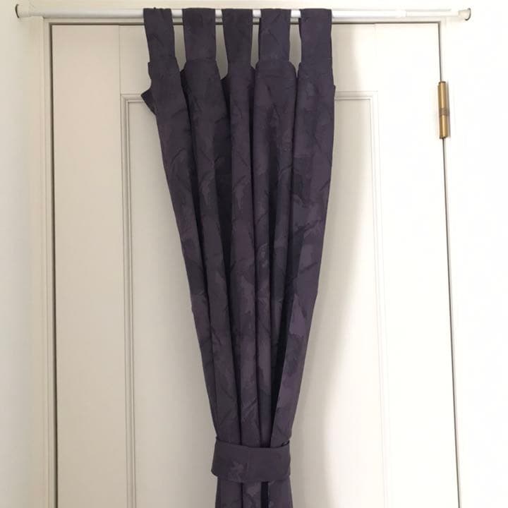 カーテン パープル 海外購入品