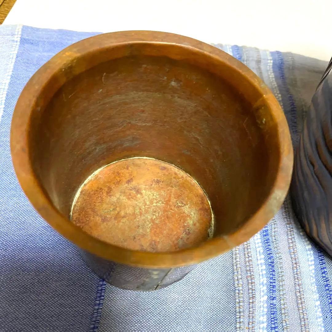 木製、一本木の花瓶