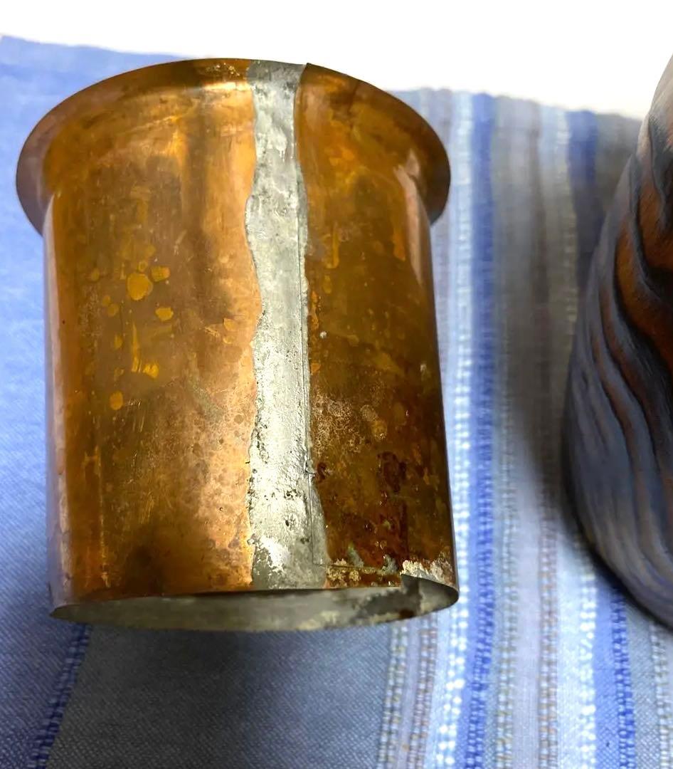 木製、一本木の花瓶