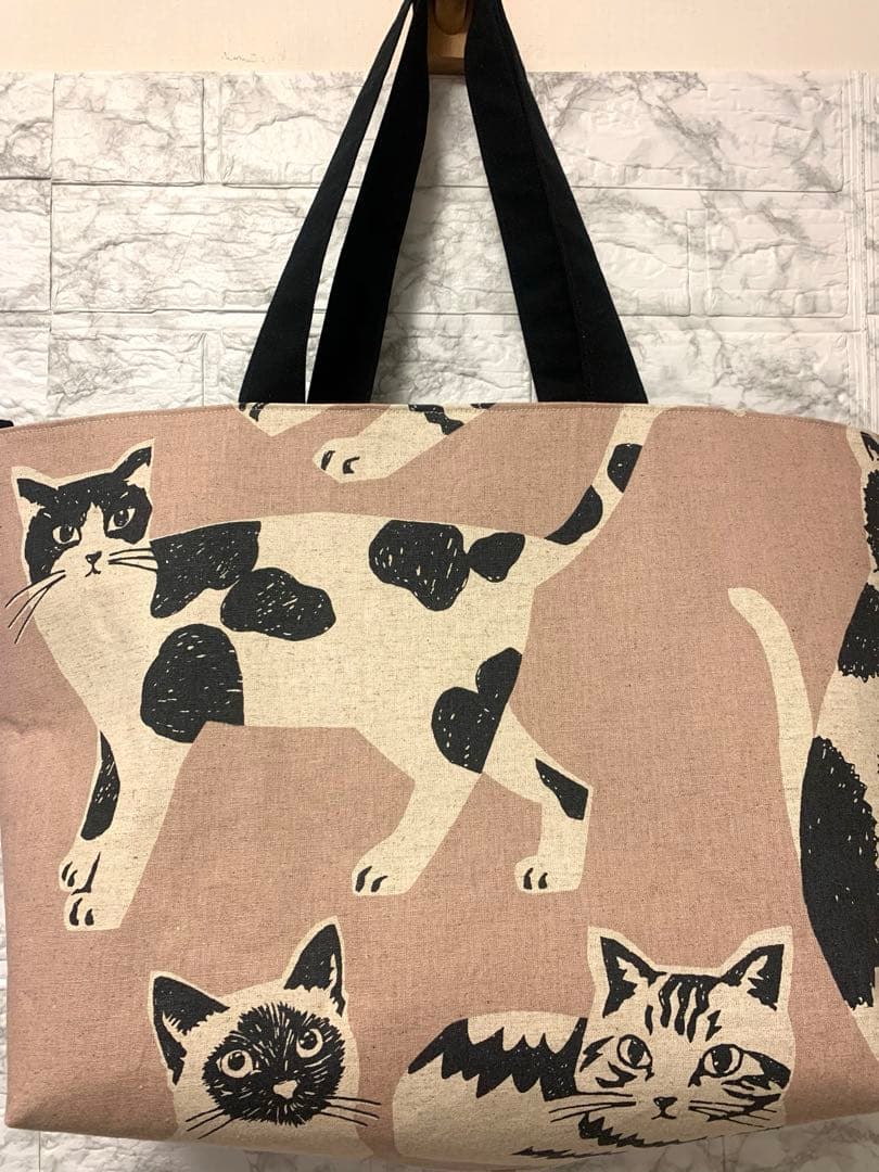 専用　2点おまとめ　ビックトートアレンジ　肩掛けトートバッグ　エチノ新作生地