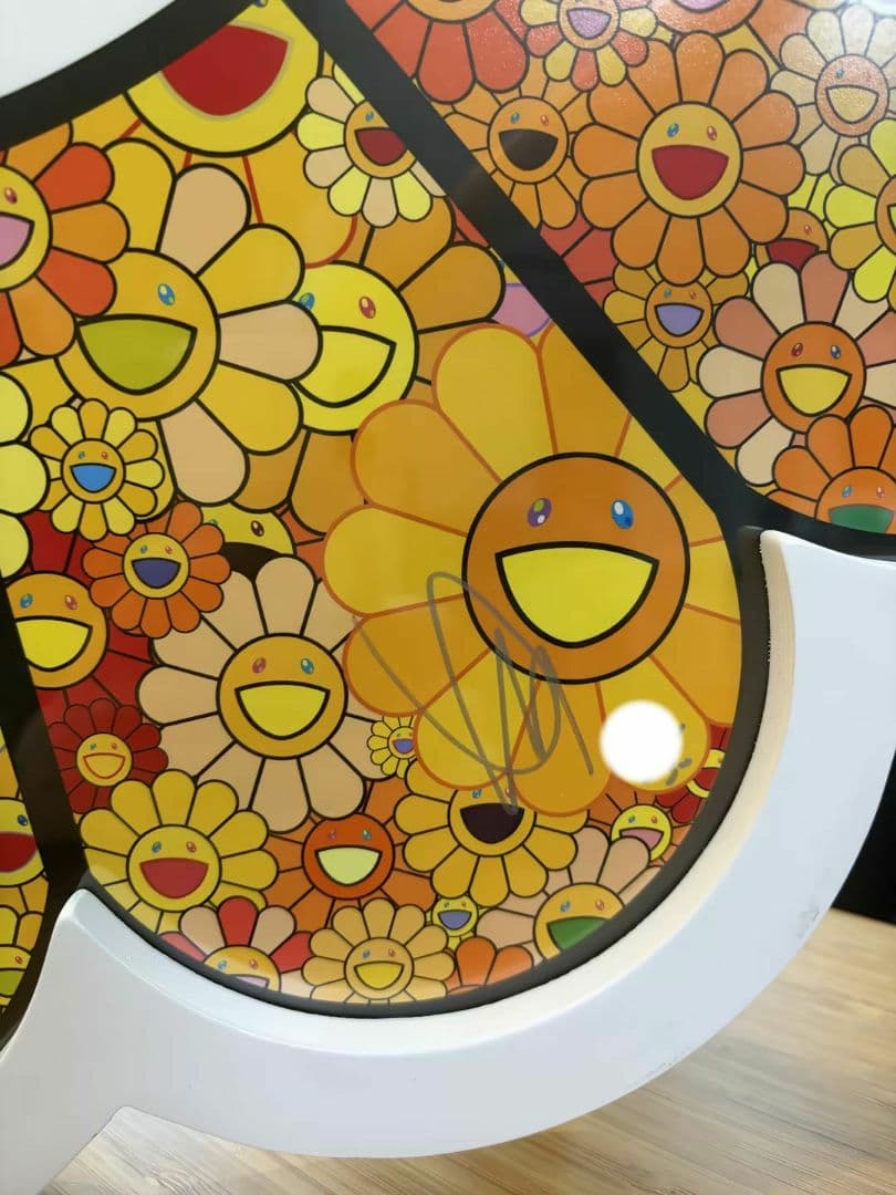 村上隆 お花がスパークル！ ED300 額装 ポスター 納品書付