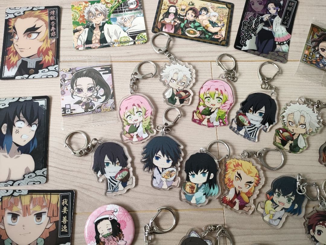 鬼滅の刃 アクリルキーホルダー、その他セット