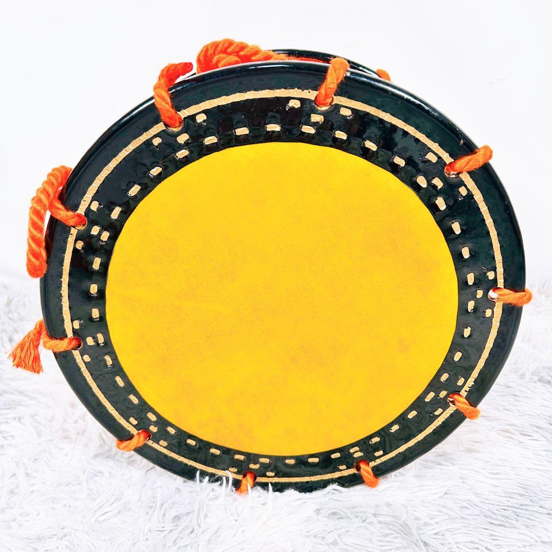 【良品】太鼓　締太鼓　和楽器　バチ　ケース　和太鼓　4点セット