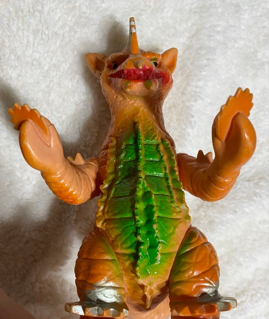 ブルマァク　ソフビ　グロンケン　帰ってきたウルトラマン　当時物