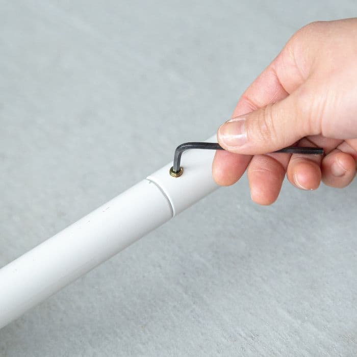 【上手工作所】【BOU】錆びないコの字型天吊りハンガーバー（白）