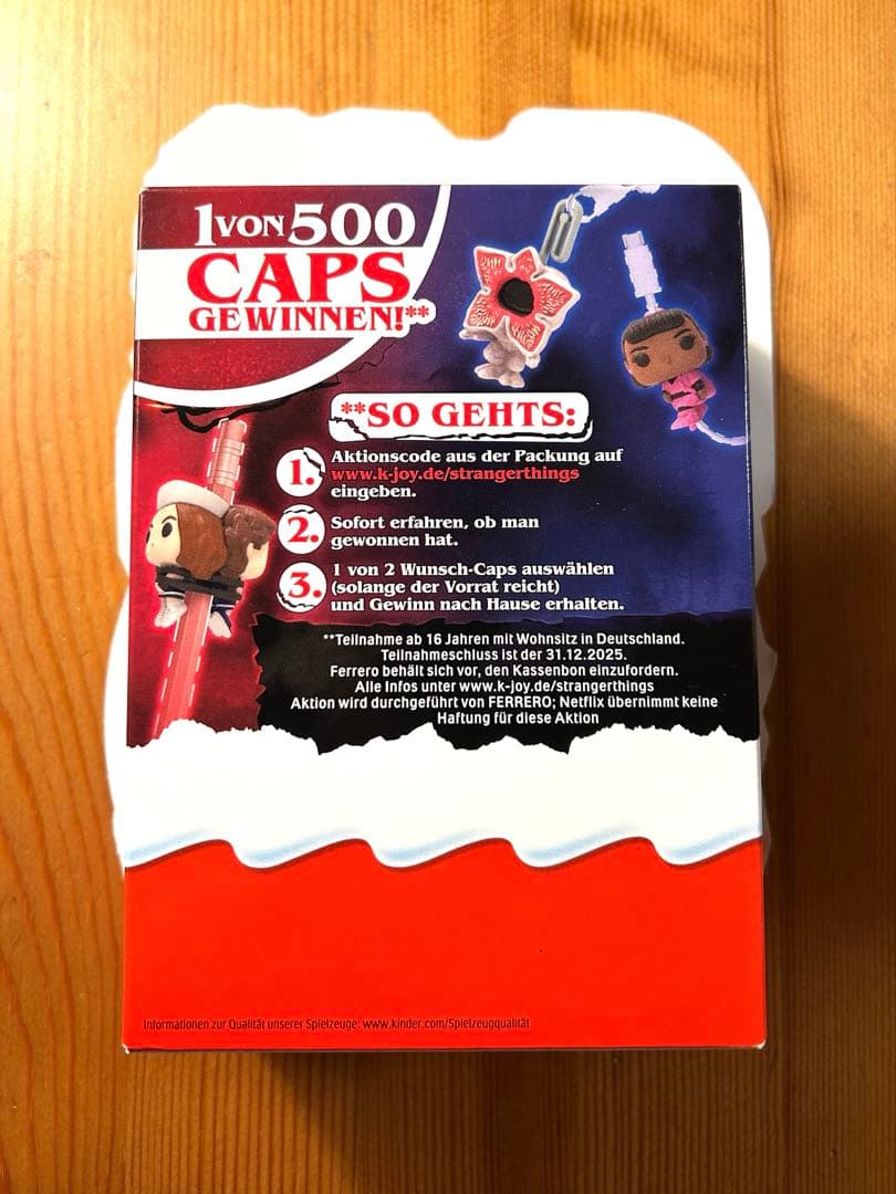 Stranger Things Kinder Joy キンダージョイ 4個セット