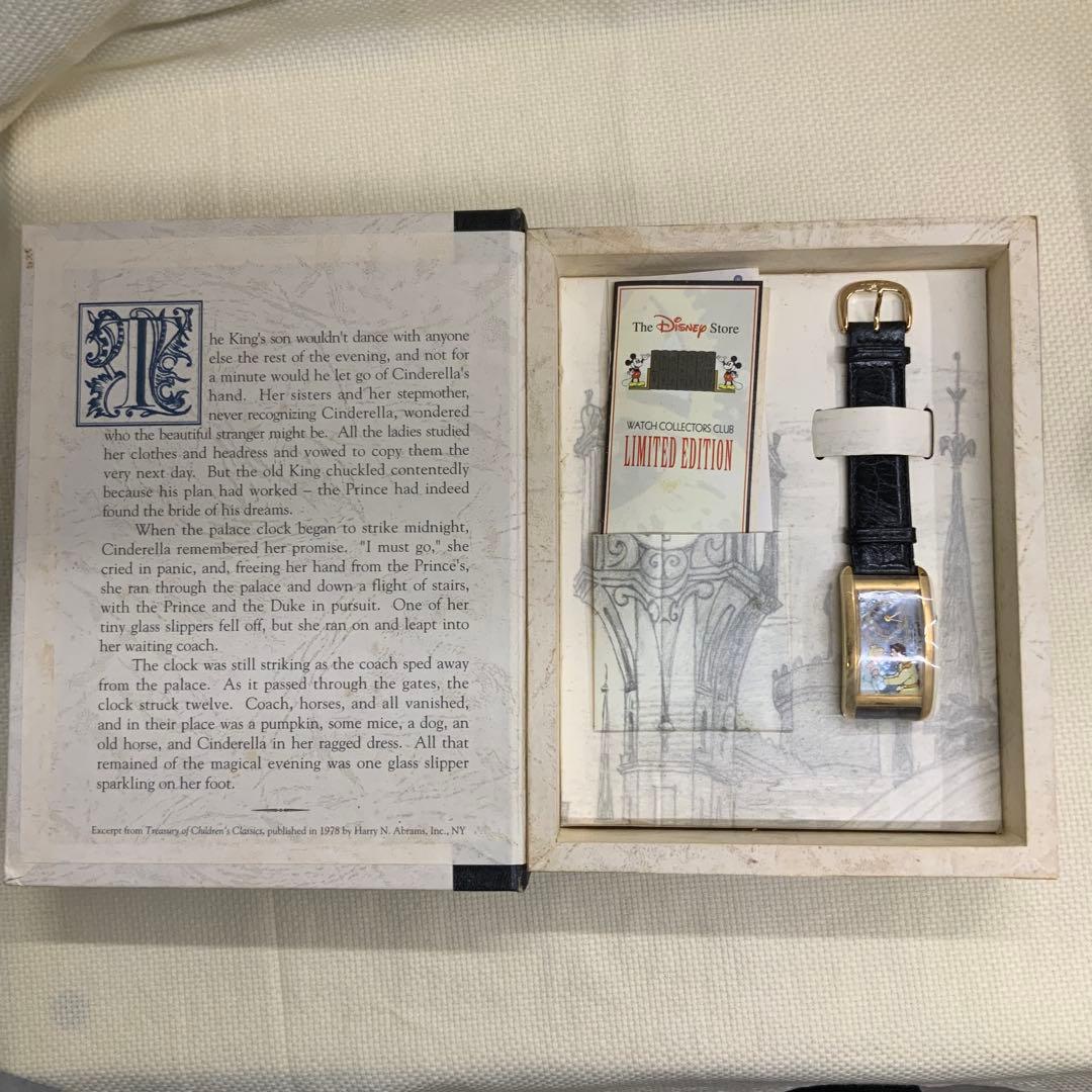 ディズニーストア　シンデレラ　限定時計