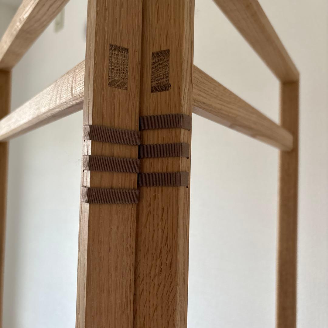 東屋　scope 衣桁　長丈 並幅　楢