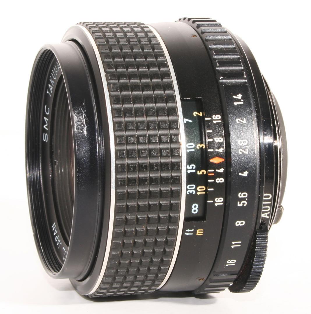 【良品】Pentax SMC TAKUMAR 50mm F1.4 M42マウント