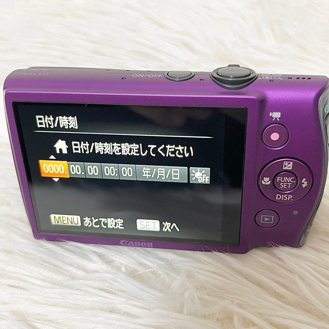【良品】Canon IXY 600F パープル 動作確認済み 元箱付