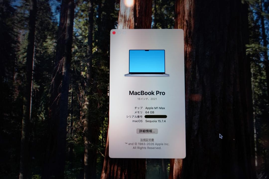 MacBook Pro 16 M1 Max 64GB 4TB US配列 ケース付