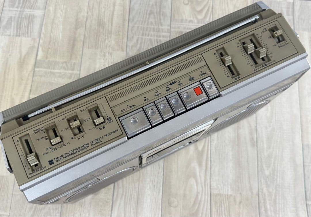 動作品| National ナショナルラジカセRX-5100 昭和レトロ